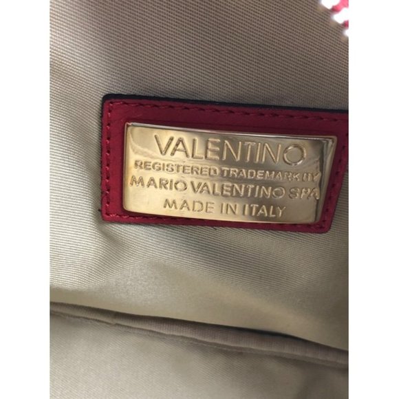Mario Valentino Mia Red Leather Cross Body Bag - Picture 9 of 15